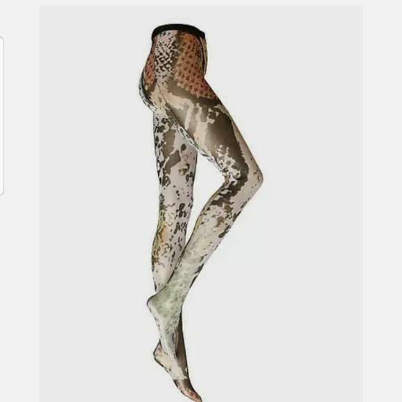 Wolford Serpentes Reptile prints Tights - Size M - Picture 9 of 10